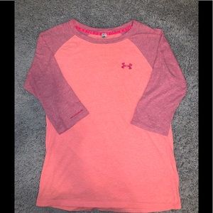 Under Armour 3/4 length sleeve t shirt